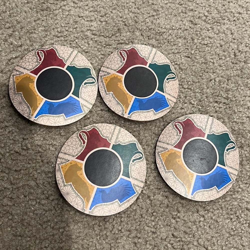 Harry Potter color changing drink coasters